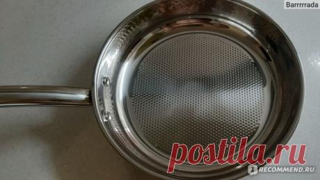 Сковорода Royal Kuchen стальная с рифлёным дном 24 см - «Приятно держать в руках, удобно готовить» | отзывы