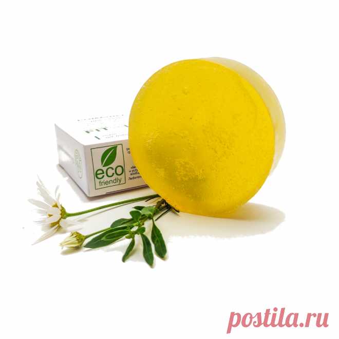 Шампунь для русых и светлых волос на отваре ромашки.
При постоянном использовании придает красивый оттенок, объем и утолщение волоса.