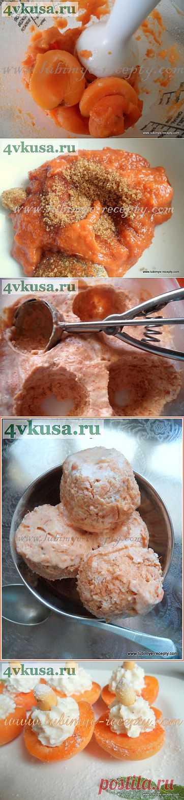 Фантастическое мороженое из абрикосов с имбирём | 4vkusa.ru