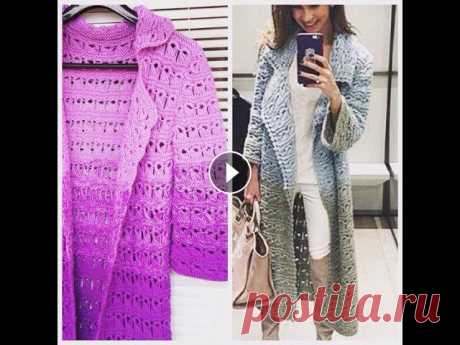 Вязание Крючком - Женские Ажурные Кофточки, Кардиганы 2019 / Knitting Crochet Blouses Cardigans...