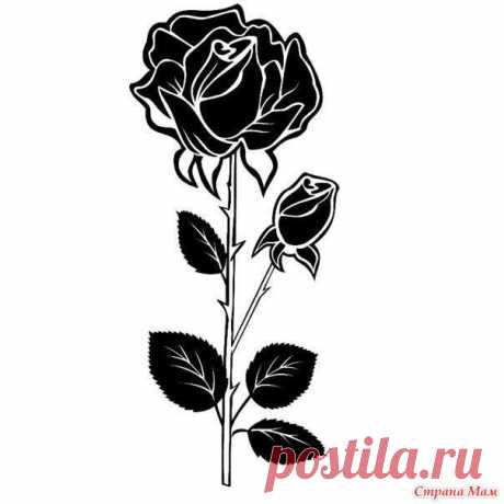 Трафареты с цветами. - Клуб рукоделия - Страна Мам