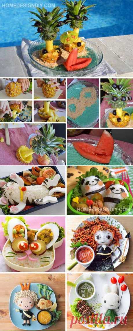 Как  ярко самому украсить блюда
11 Cute Ideas For Food Decoration | Home Design DIY