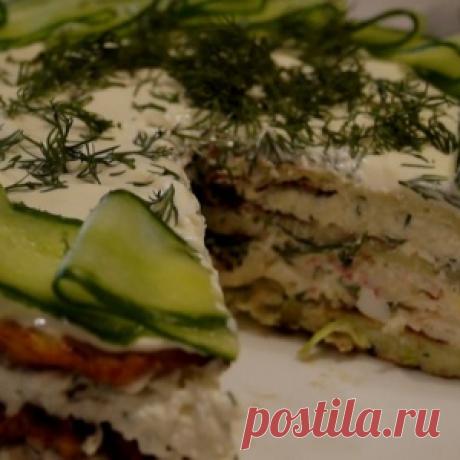 Закусочный торт из кабачков. Сочный, Нежный и Необыкновенно Вкусный! - МирТесен