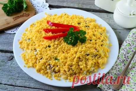 10 рецептов салатов с вареными яйцами - Статьи на Повар.ру