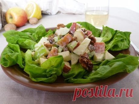 САЛАТ С ЯБЛОКАМИ И СЕЛЬДЕРЕЕМ! ОТЛИЧНЫЙ РЕЦЕПТ — Вкусные рецепты