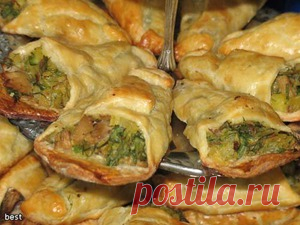 "Слоенные Кулечки" - кулинарный рецепт