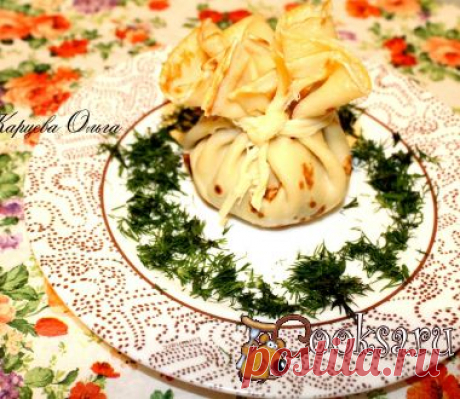 Блин-жульен с курицей и лесными грибами фото рецепт приготовления
