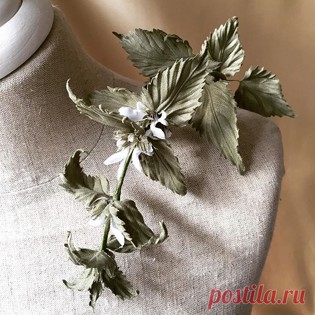 #nettle #handmade #FlowerAtelier #linenflowers #handmadeflower