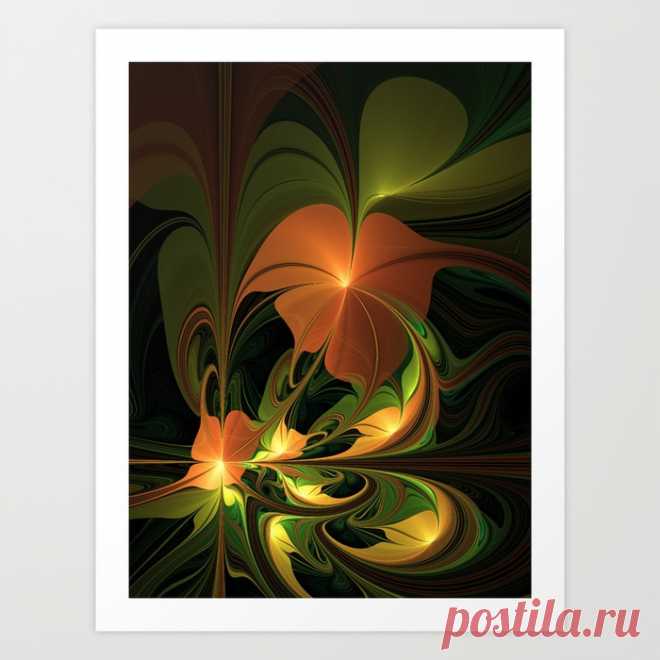 Fantasy Plant, Abstract Fractal Art Art Print by gabiwart Buy Fantasy Plant, Abstract Fractal Art Art Print by gabiwart. Worldwide shipping available at Society6.com. Just one of millions of high quality products available.