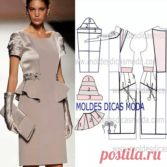 http://moldesdicasmoda.com/vestido-cerimonia-246/
#moda #pattern #dress #molde #fashion