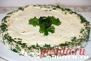 Закусочный рыбный торт | Харч.ру - рецепты для любителей вкусно поесть