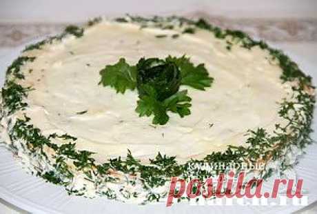 Закусочный рыбный торт | Харч.ру - рецепты для любителей вкусно поесть