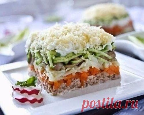 Салат "Лисья шуба"