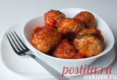 Фрикадельки в томатном соусе - Простые рецепты Овкусе.ру