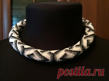 мой первый жгутик - Кельтский узел | biser.info - всё о бисере и бисерном творчестве