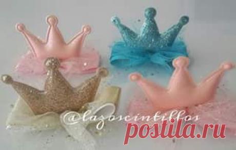 CORONITAS DE PRINCESA CLIP PARA NIÑAS