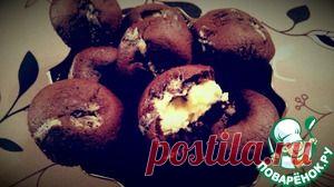 Шоколадно-сливочные маффины - кулинарный рецепт