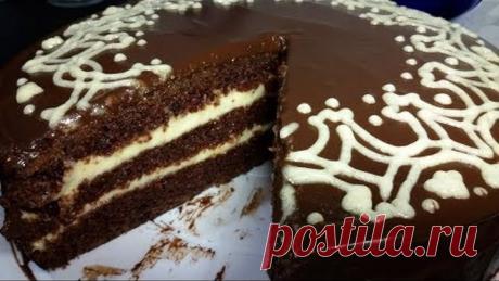 Постный шоколадный торт