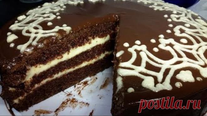 Постный шоколадный торт