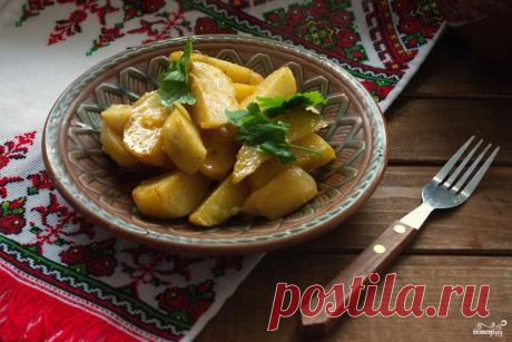 Картофель по-деревенски в рукаве - пошаговый кулинарный рецепт на Повар.ру