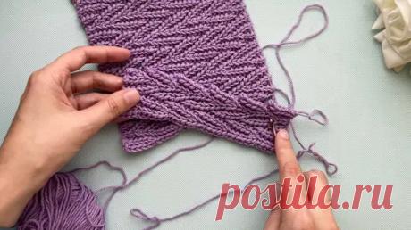 Крючком как спицами: идеальное сочетание - Сам себе мастер - Медиаплатформа МирТесен