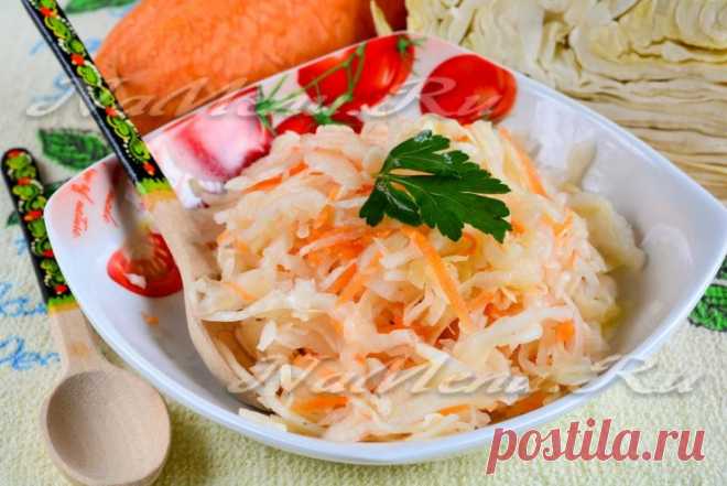 Капуста квашеная на зиму, рецепт очень вкусно в банке