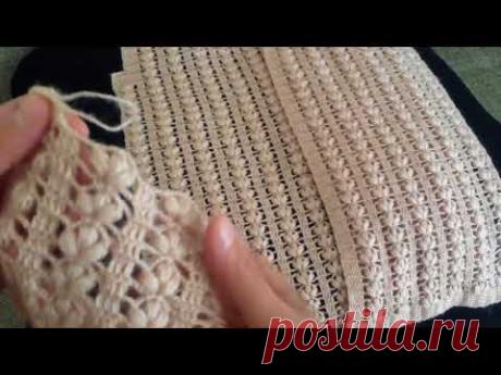 Sarı Papatya Yelek Örneği Yaka Kesimi Yapılışı