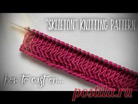 ПРОСТО ШИКАРНЫЙ НАБОР ПЕТЕЛЬ!!! / HOW TO CAST ON: SUPER EASY KNITTING DESIGN