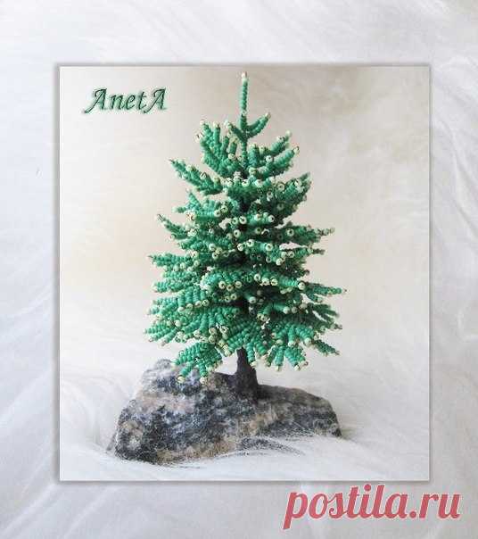 Ёлочка из бисера — Сделай сам, идеи для творчества - DIY Ideas