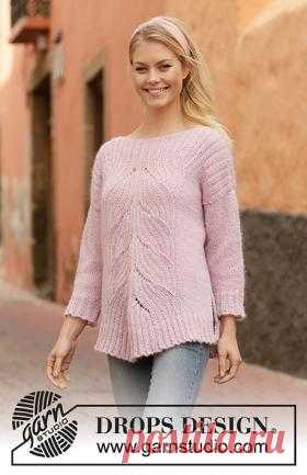 Свитер Само совершенство Свободный женский свитер, связанный на спицах 5 мм из двух видов тонкой пряжи. Что примечательно, все детали модели вяжутся раздельно...