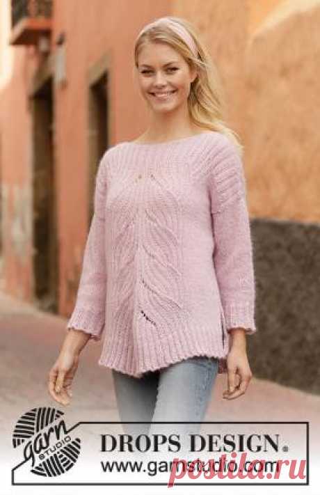 Свитер Само совершенство Свободный женский свитер, связанный на спицах 5 мм из двух видов тонкой пряжи. Что примечательно, все детали модели вяжутся раздельно...