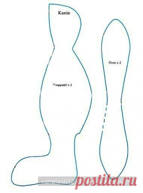 Мастер класс по игрушке. Выкройка зайца или пасхальный кролик в новом свете / Зайки / Бэйбики. Куклы фото. Одежда для кукол