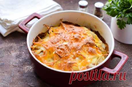 Самый простой рецепт мяса по-французски с картошкой | Кухня наизнанку Пульс Mail.ru Домашний и вкусный рецепт мяса с картошкой в духовке