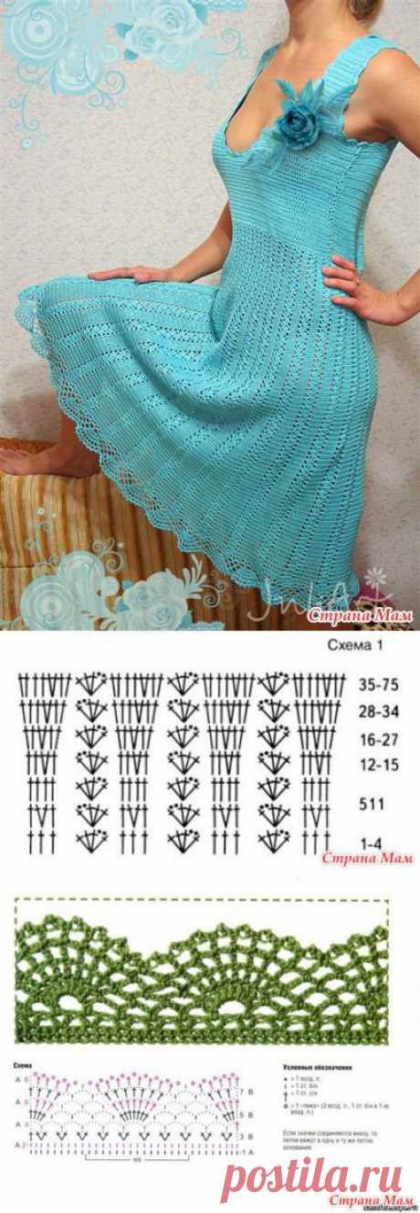 Сарафан &quot;Голубая мечта&quot;.