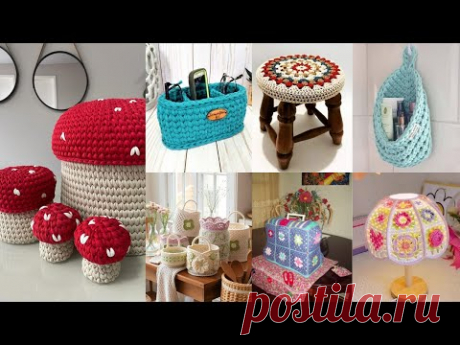Most beautiful crochet handmade items and ideas latest new design 2025|| crochet home decor