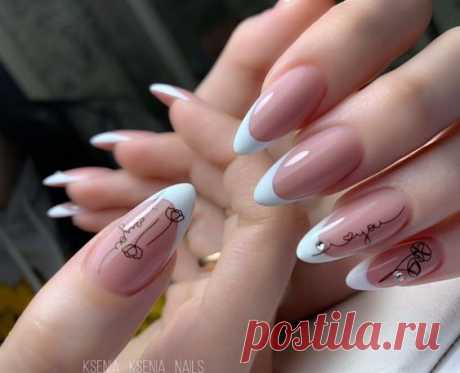 Элегантный французский маникюр