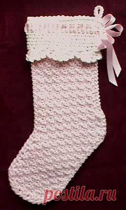 Девочка Первый Рождественский чулок