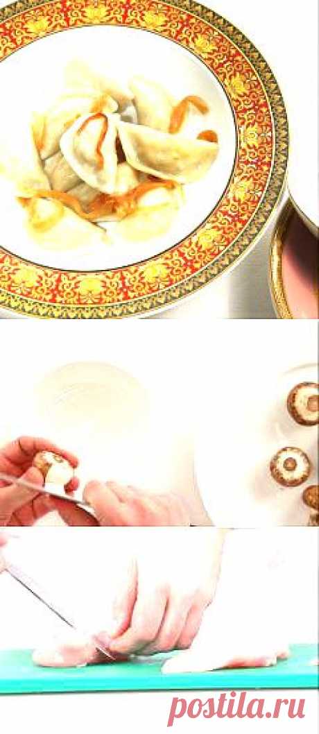 Вареники с курицей и грибами рецепт – основные блюда