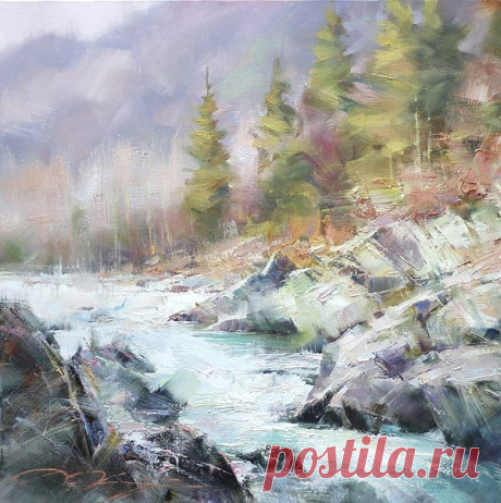 Пастельные картины Дмитрия Орлова.
