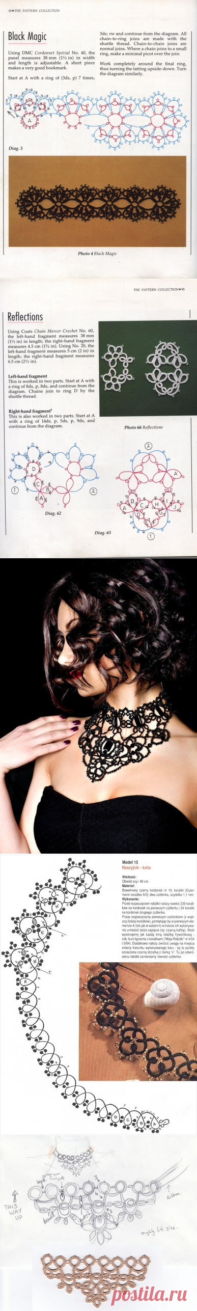 Фриволите ... челночный способ плетения кружева