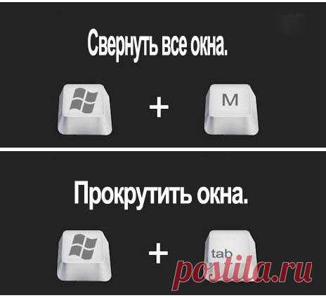 Полезные сочетания клавиш для работы с компьютером | Делимся советами