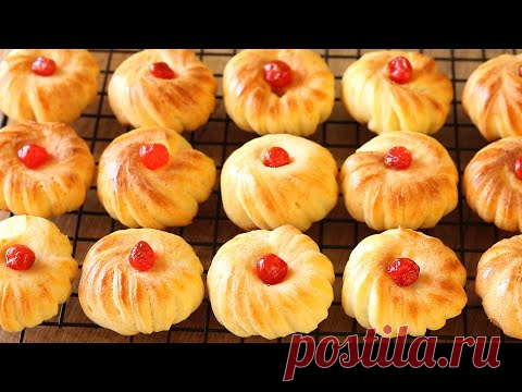К ЧАЮ ИЗ ТВОРОГА! НЕИМОВЕРНО  БЫСТРОЕ, ЛЕГКОЕ ТВОРОЖНОЕ ПЕЧЕНЬЕ! Шикарная Красивая Выпечка!
