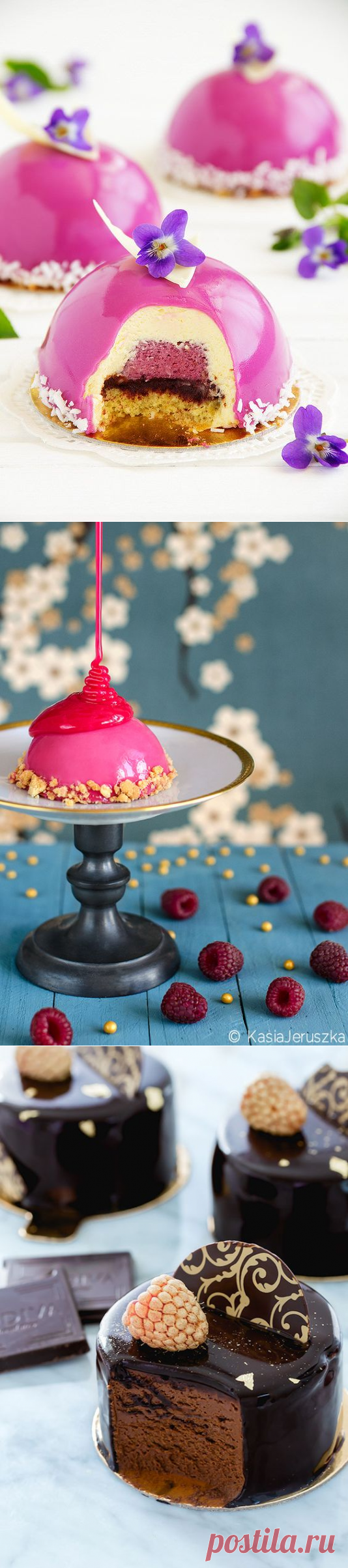 16 рецептов зеркальной глазури! — Вкусные рецепты