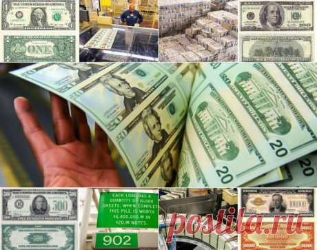 Как производят доллары США • НОВОСТИ В ФОТОГРАФИЯХ