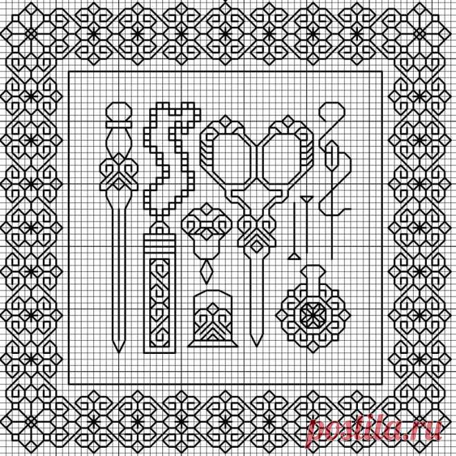 BLACKWORK-esquemas (pág. 69) | Aprender manualidades es facilisimo.com