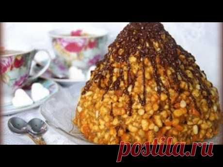 Вкусный тортик из печенья и нутеллы без выпечки. Муравейник на новый лад за 5 минут - YouTube