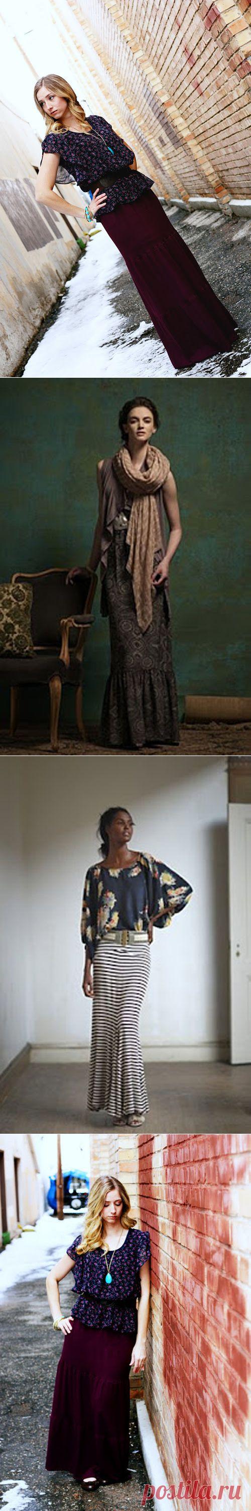 Как пошить длинную юбку своими руками - Ручная работа и креатив - интернет-журнал | Поделки своими руками