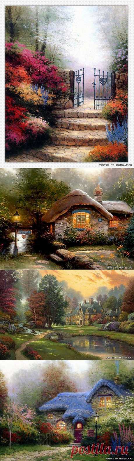 Картины Томаса Кинкейда (151 картина)
