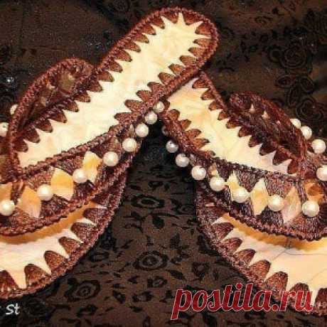 Тапочки из пластиковой бутылки,МК!