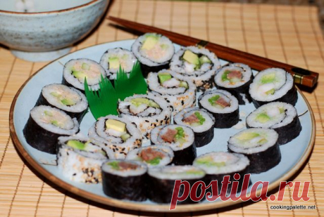 Суши роллы (Makizushi). Суши рис. - Cooking Palette » Cooking Palette